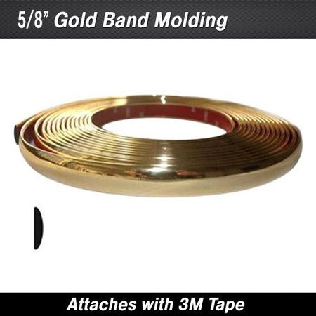 COWLES PRODUCTS PROTEKTOTRIM FENDER TRIM, 5/8IN BAND, 30FT KIT, GOLD 37-833